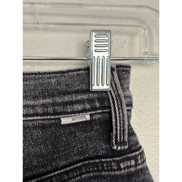 Mother Wrapper Patch Springy Ankle in Train Stops Black High Rise Women's 23 - Picture 9 of 13